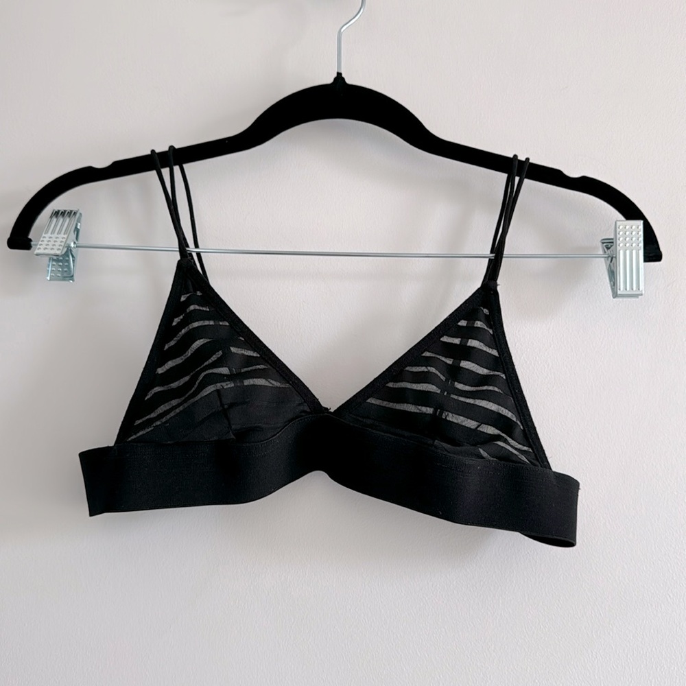 Oak and Fort black light support bralette